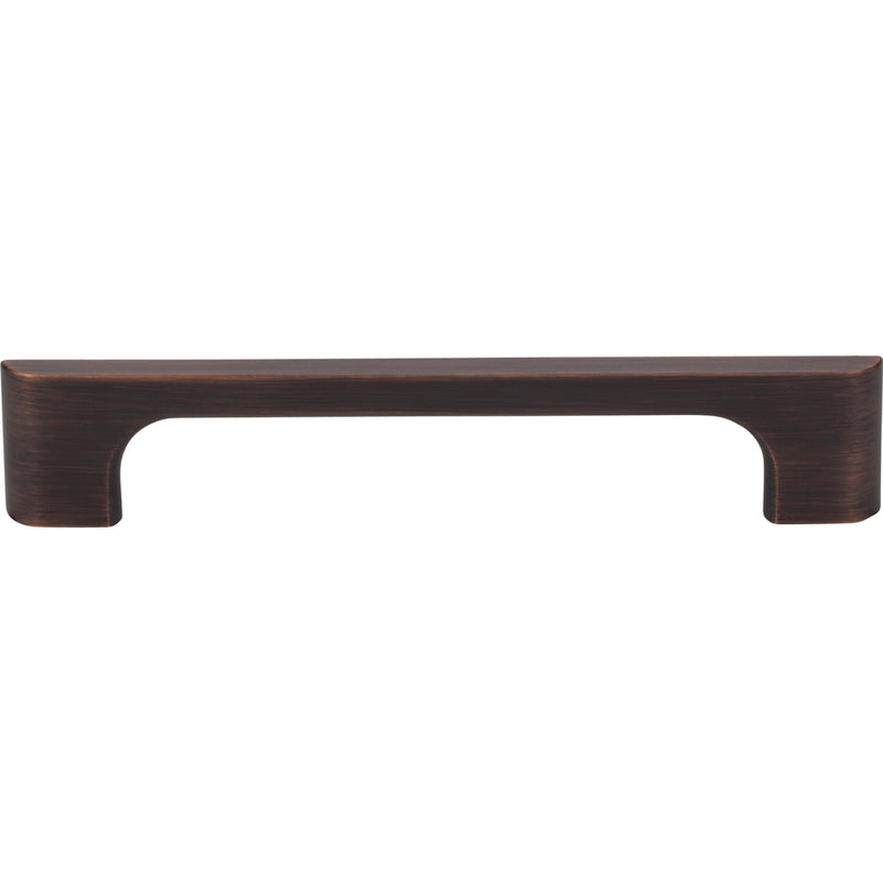 128 mm Center-to-Center Brushed Oil Rubbed Bronze Asymmetrical Leyton Cabinet Pull