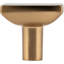 1-1/4" Overall Length Satin Bronze Walker 1 Square Knob
