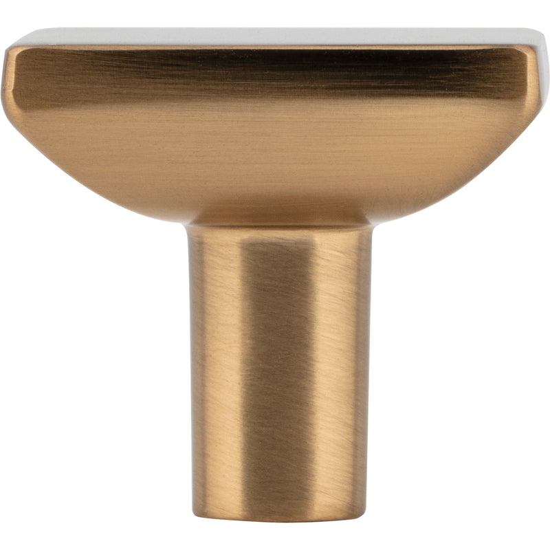 1-1/4" Overall Length Satin Bronze Walker 1 Square Knob