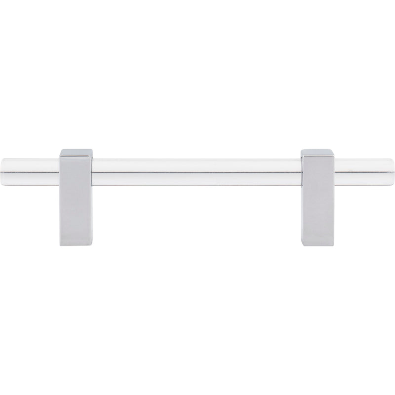 96 mm Center-to-Center Polished Chrome Spencer Cabinet Bar Pull