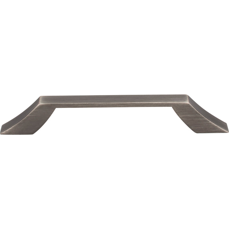 128 mm Center-to-Center Brushed Pewter Square Royce Cabinet Pull