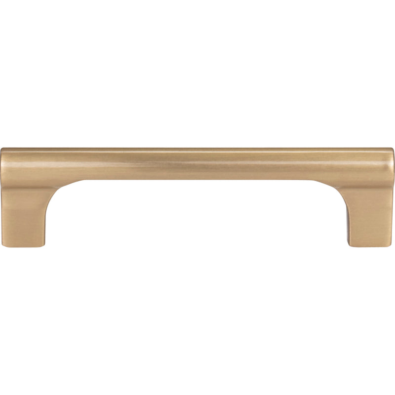 Whittier Pull 3 3/4 Inch (c-c) Warm Brass