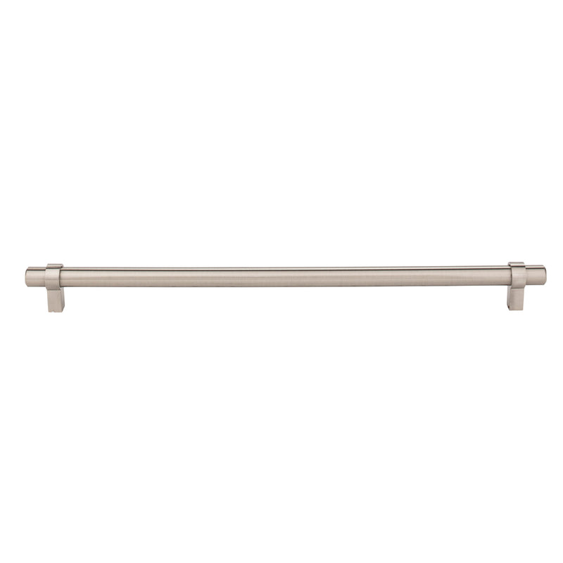 480 mm Center-to-Center Satin Nickel Key Grande Cabinet Bar Pull