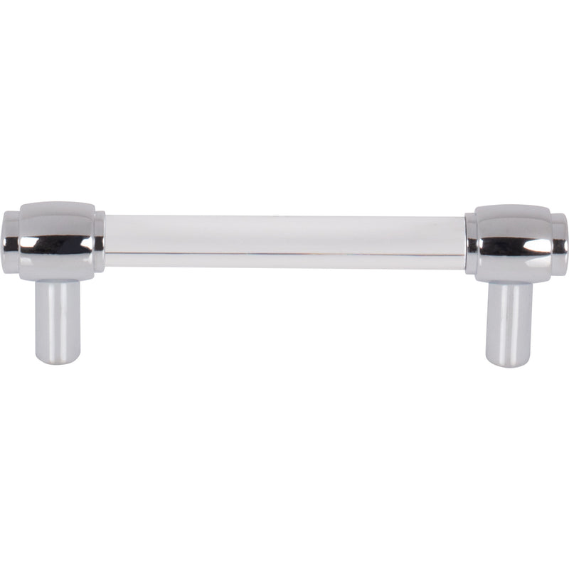 96 mm Center-to-Center Polished Chrome Carmen Cabinet Bar Pull