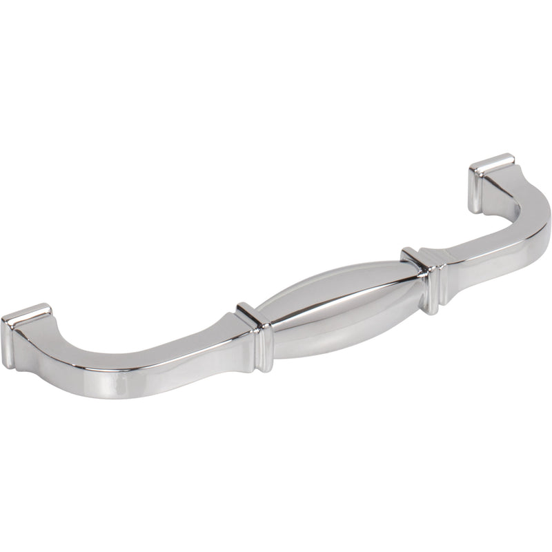 128 mm Center-to-Center Polished Chrome Audrey Cabinet Pull