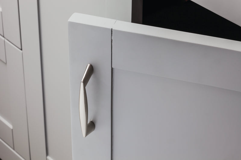 96 mm Center-to-Center Satin Nickel Zachary Cabinet Pull