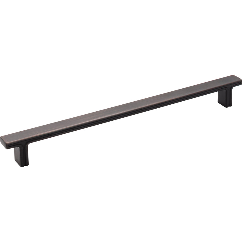 228 mm Center-to-Center Brushed Oil Rubbed Bronze Square Anwick Cabinet Pull