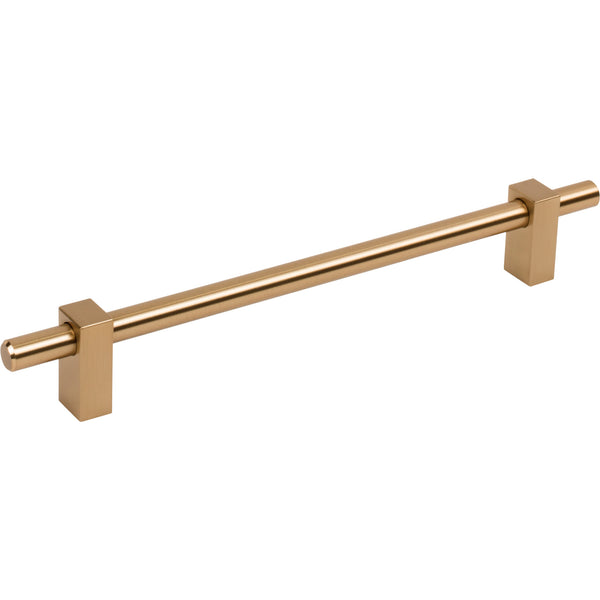192 mm Center-to-Center Satin Bronze Larkin Cabinet Bar Pull