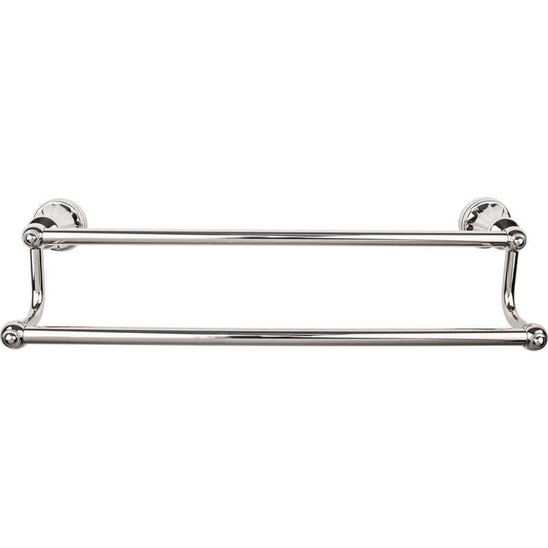 Hudson Bath Towel Bar 24 Inch Double Polished Nickel