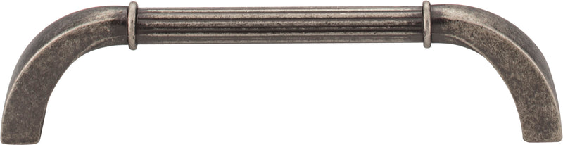 128 mm Center-to-Center Distressed Pewter Cordova Cabinet Pull