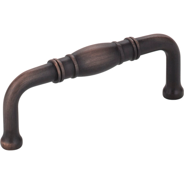 3" Center-to-Center Brushed Oil Rubbed Bronze Durham Cabinet Pull