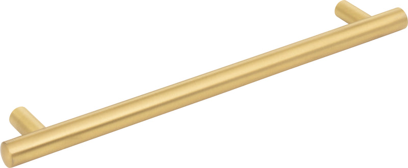 224 mm Center-to-Center Brushed Gold Key West Cabinet Bar Pull