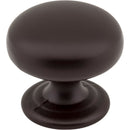 1-1/4" Diameter Dark Bronze Florence Cabinet Mushroom Knob