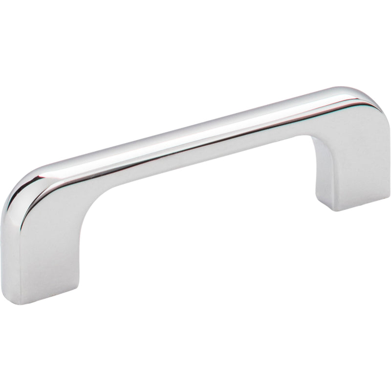 3" Center-to-Center Polished Chrome Alvar Cabinet Pull