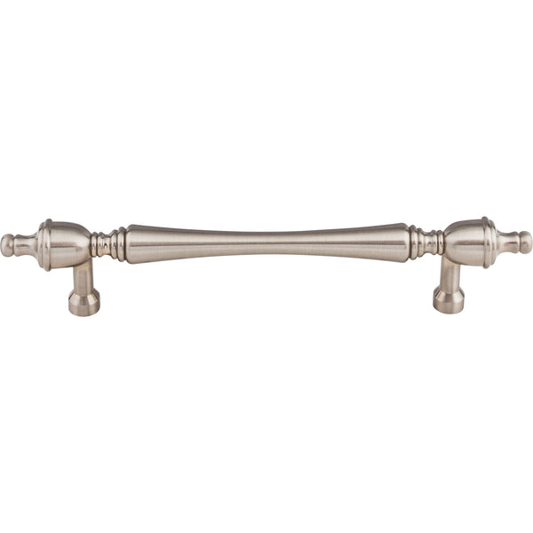 Somerset Finial Pull 7 Inch (c-c) Brushed Satin Nickel