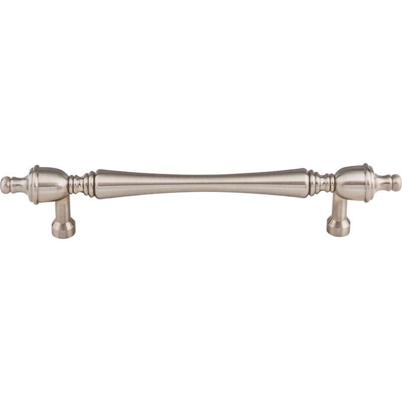 Somerset Finial Pull 7 Inch (c-c) Brushed Satin Nickel