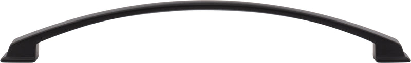 224 mm Center-to-Center Matte Black Arched Roman Cabinet Pull