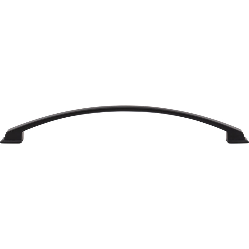 224 mm Center-to-Center Matte Black Arched Roman Cabinet Pull