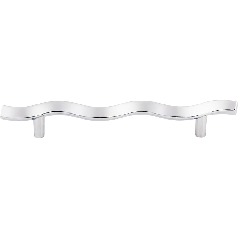 Wave Pull 5 1/16 Inch (c-c) Polished Chrome