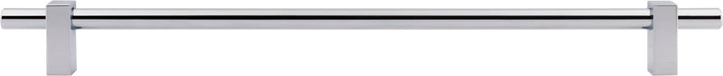 305 mm Center-to-Center Polished Chrome Larkin Cabinet Bar Pull