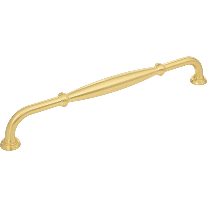 12" Center-to-Center Brushed Gold Tiffany Appliance Handle