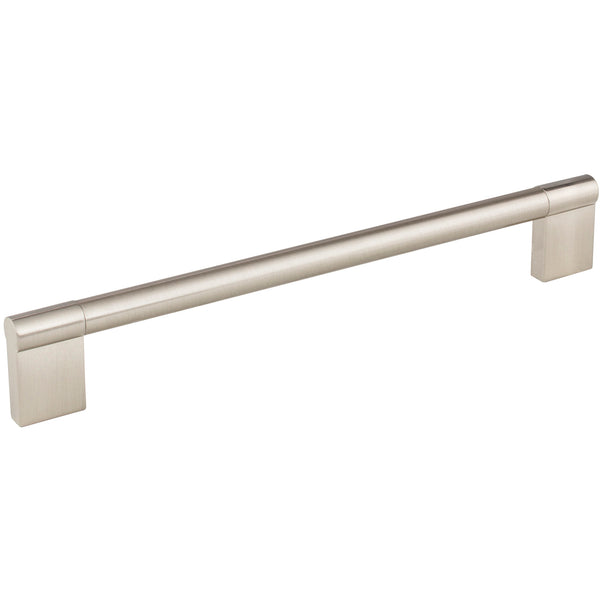 224 mm Center-to-Center Satin Nickel Knox Cabinet Bar Pull