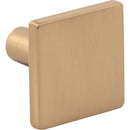 1-1/4" Overall Length Satin Bronze Walker 1 Square Knob