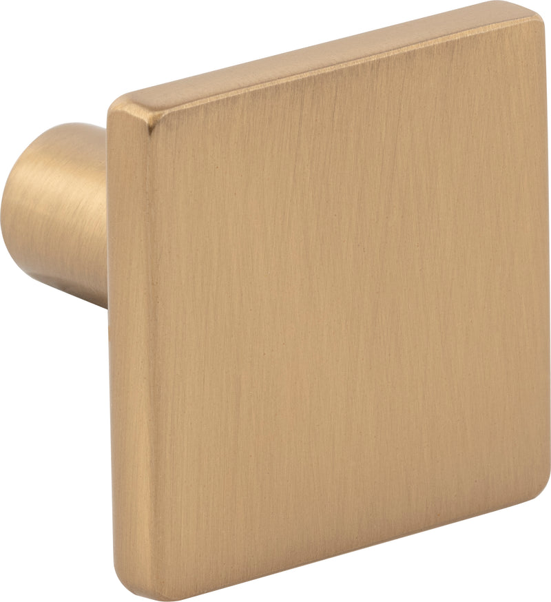 1-1/4" Overall Length Satin Bronze Walker 1 Square Knob