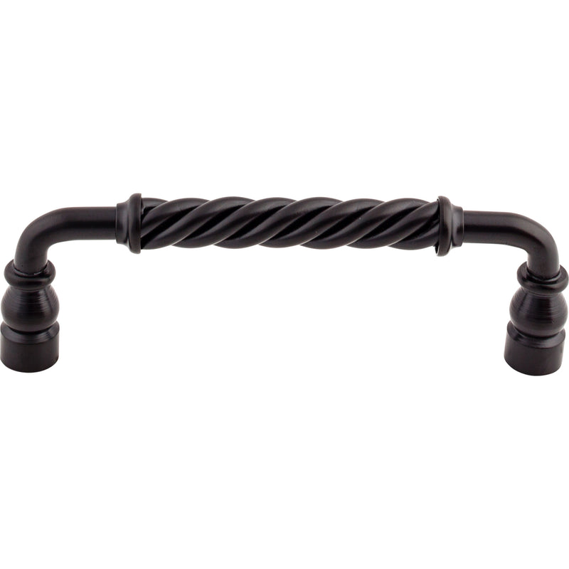 Twisted Bar Pull 6 Inch (c-c) Patina Black