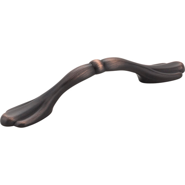 3" Center-to-Center Brushed Oil Rubbed Bronze Arcadia Cabinet Pull