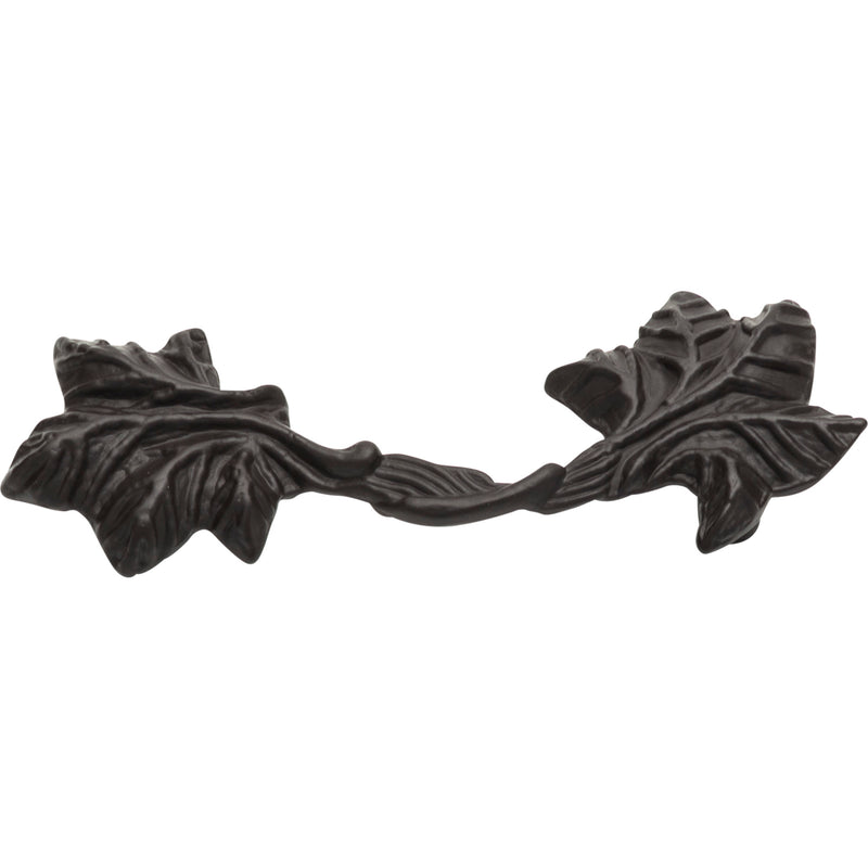 Vineyard Leaf Pull 3 Inch (c-c) Aged Bronze