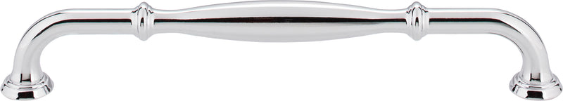 192 mm Center-to-Center Polished Chrome Tiffany Cabinet Pull