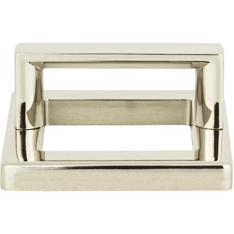 Tableau Square Base and Top 1 13/16 Inch (c-c) Polished Nickel