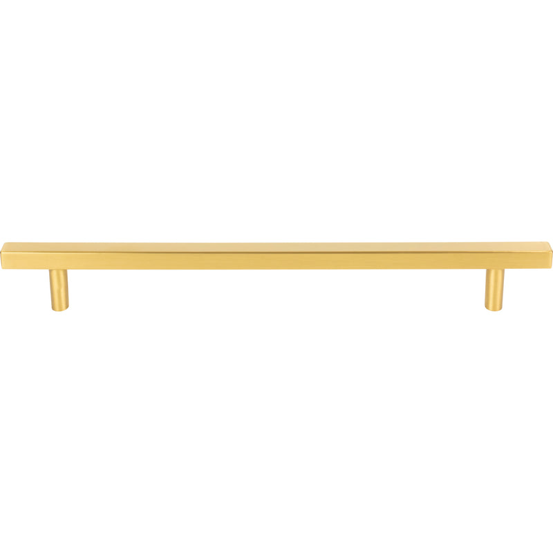 12" Center-to-Center Brushed Gold Square Dominique Appliance Handle