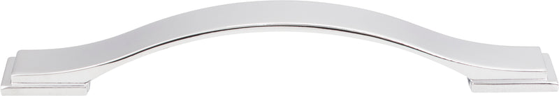 160 mm Center-to-Center Polished Chrome Strap Mirada Cabinet Pull