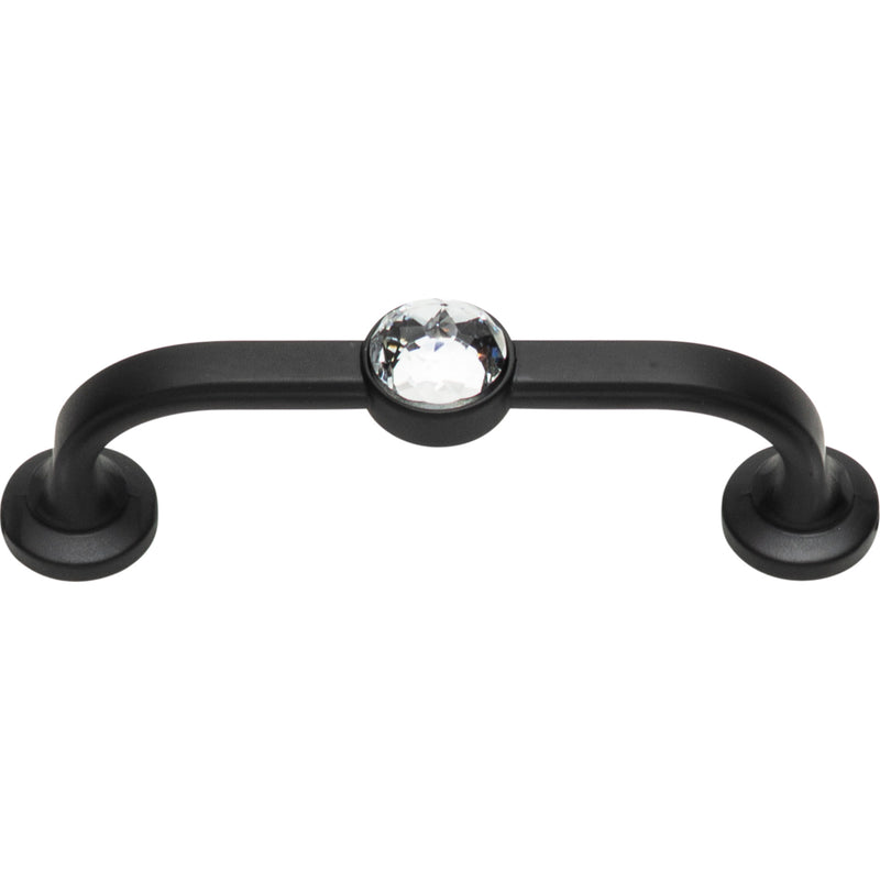 Legacy Crystal Bracelet Pull 3 Inch (c-c) Matte Black