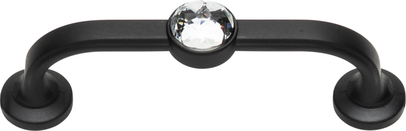 Legacy Crystal Bracelet Pull 3 Inch (c-c) Matte Black