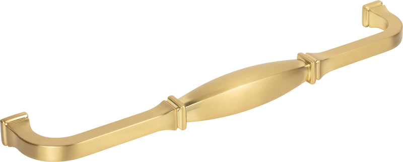 12" Center-to-Center Brushed Gold Audrey Appliance Handle