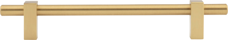 160 mm Center-to-Center Brushed Gold Larkin Cabinet Bar Pull