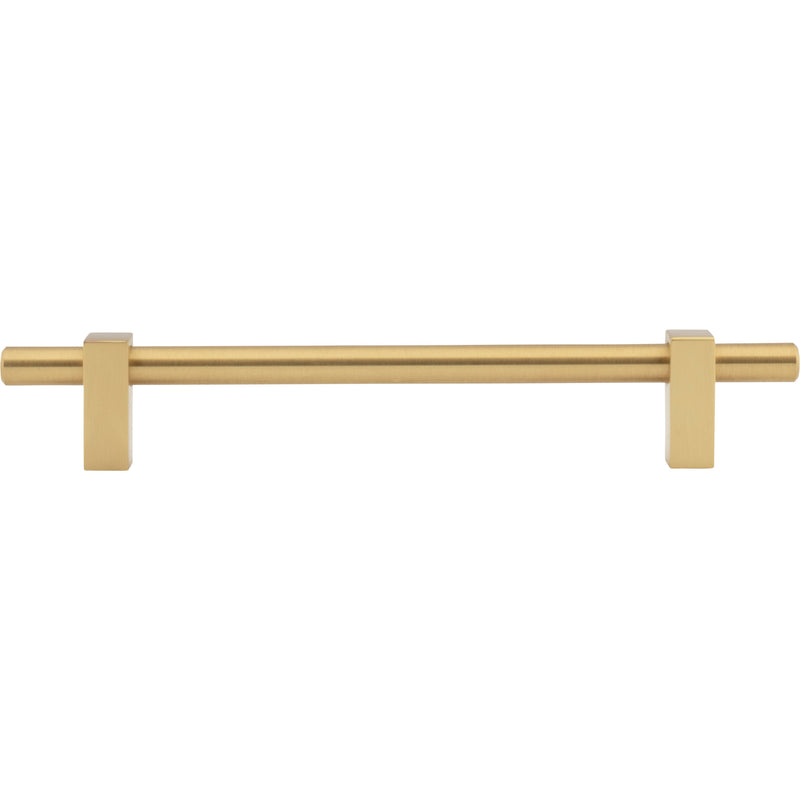 160 mm Center-to-Center Brushed Gold Larkin Cabinet Bar Pull