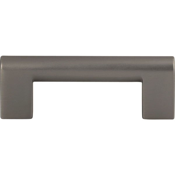 Round Rail Pull 3 Inch (c-c) Slate