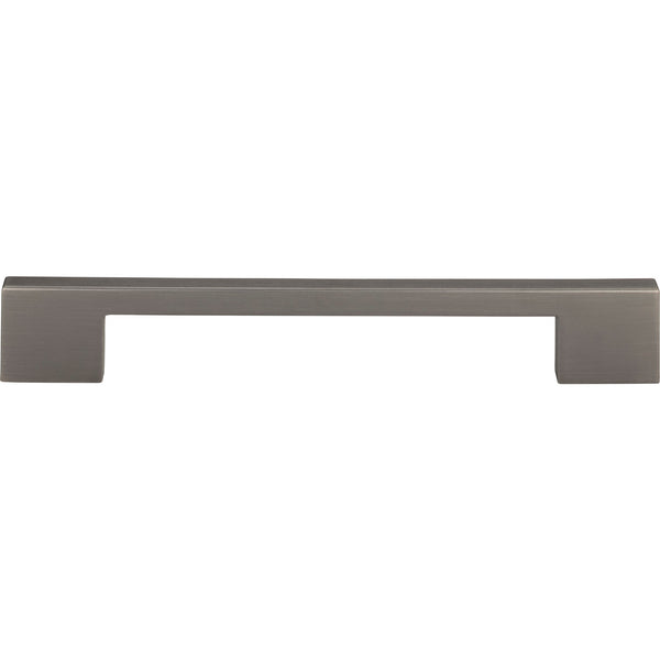 Thin Square Pull 7 9/16 Inch (c-c) Slate