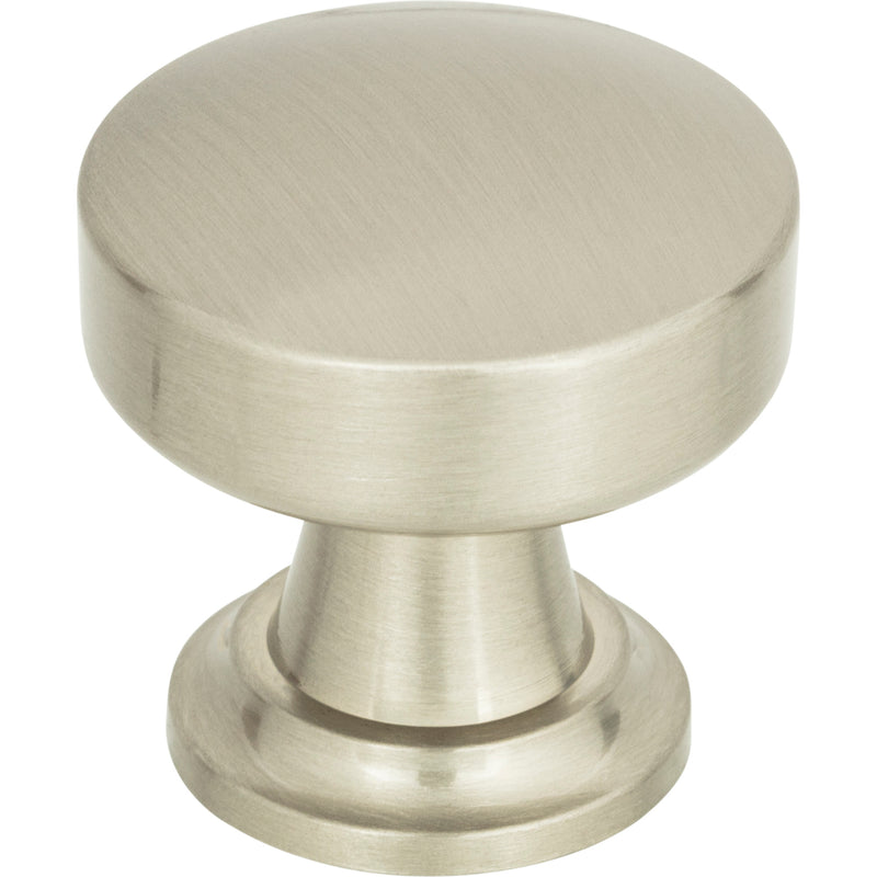 Browning Round Knob 1 1/4 Inch Brushed Nickel