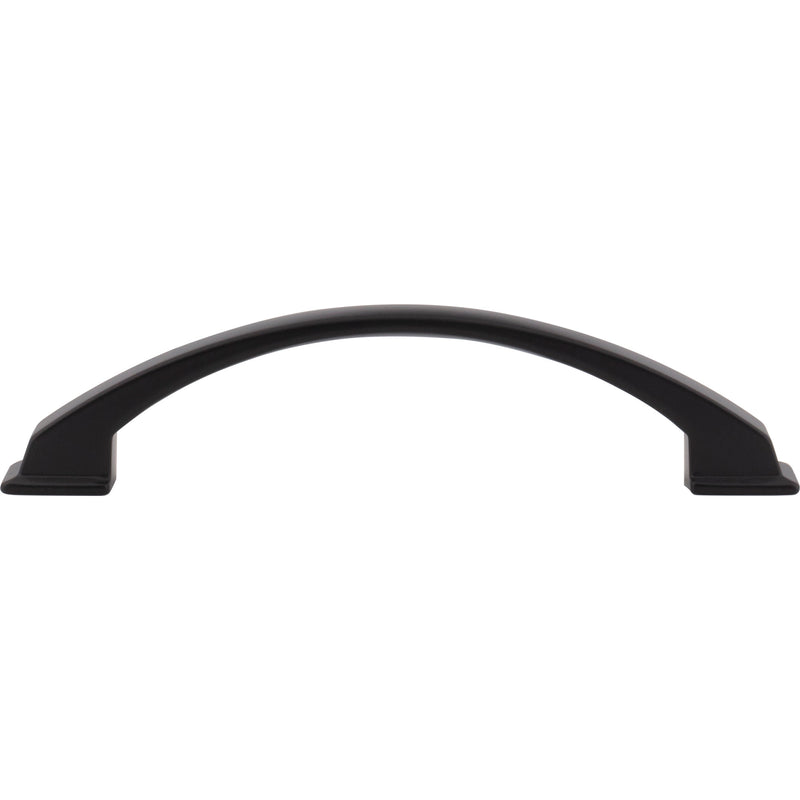 128 mm Center-to-Center Matte Black Arched Roman Cabinet Pull