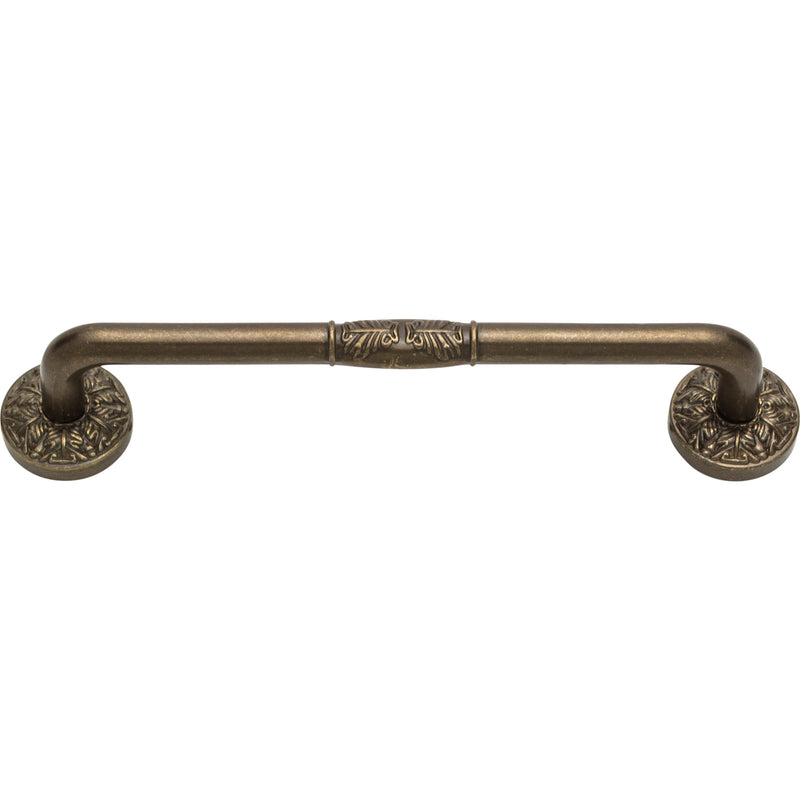 Hammered Medallion Pull 5 Inch (c-c) Burnished Bronze