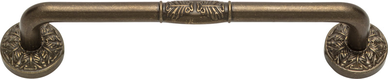 Hammered Medallion Pull 5 Inch (c-c) Burnished Bronze