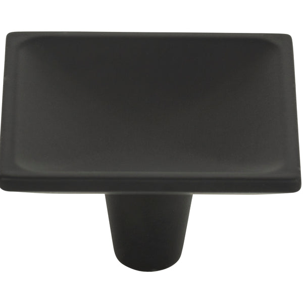 Dap Square Knob 2 Inch Matte Black