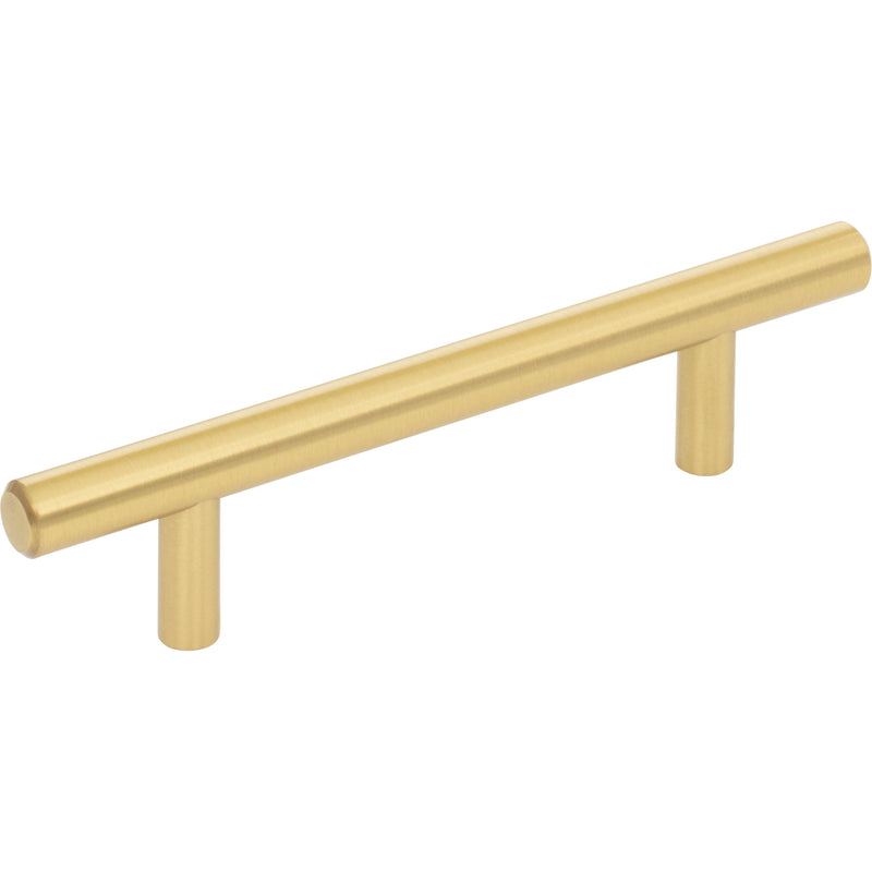 96 mm Center-to-Center Brushed Gold Naples Cabinet Bar Pull