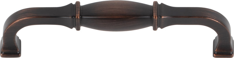 128 mm Center-to-Center Brushed Oil Rubbed Bronze Audrey Cabinet Pull