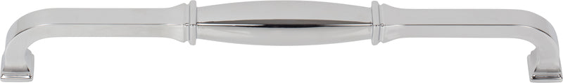 224 mm Center-to-Center Polished Chrome Audrey Cabinet Pull